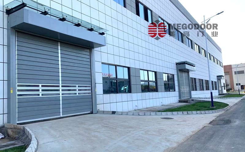 無錫高等渦輪軌道金屬快速門插圖2