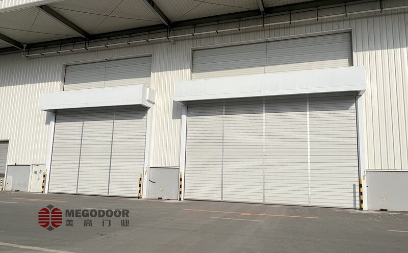 無錫螺旋式電動硬質(zhì)快速卷簾門插圖